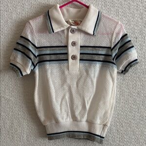 Bullfrog knits little boys vintage short sleeve sweater